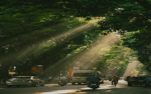 crowded road wallpaper  from Chrome web store to be run with OffiDocs Chromium online