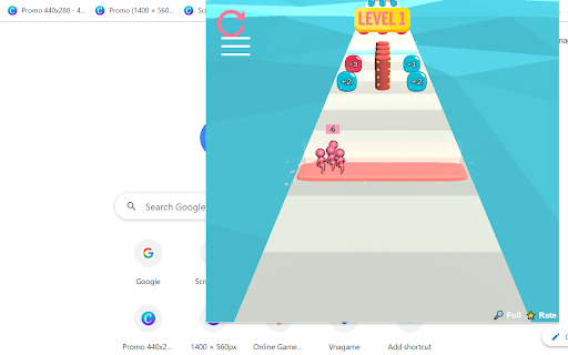 Crowd Pusher Hyper Casual Game  from Chrome web store to be run with OffiDocs Chromium online
