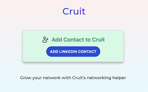 Cruit  from Chrome web store to be run with OffiDocs Chromium online
