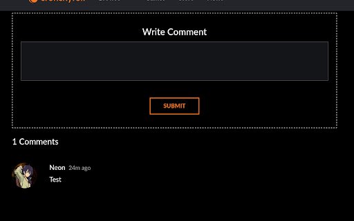 Crunchyroll Comments  from Chrome web store to be run with OffiDocs Chromium online