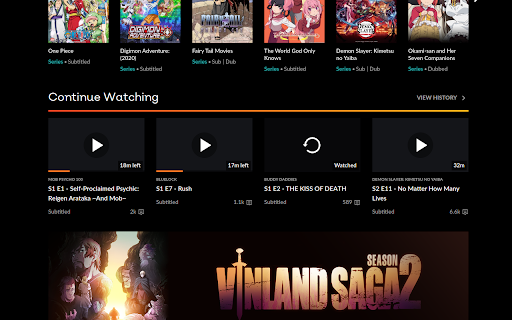 Crunchyroll Thumbnail Remover  from Chrome web store to be run with OffiDocs Chromium online