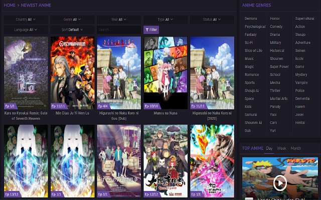 Crunchyroll Watch Anime Online9anime.city de Chrome web store se ejecutará con OffiDocs Chromium en línea