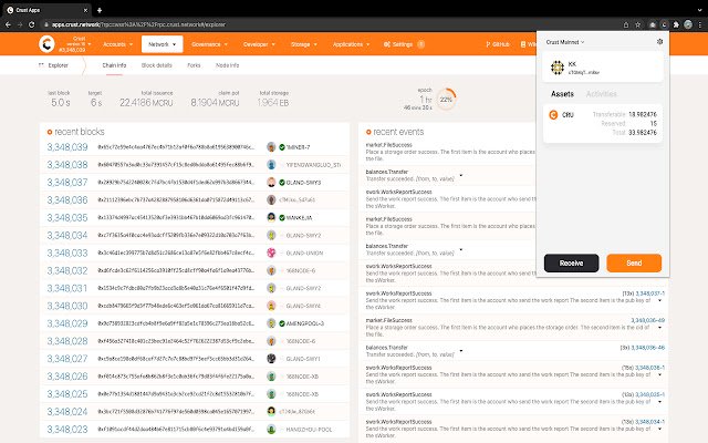 Crust Wallet  from Chrome web store to be run with OffiDocs Chromium online