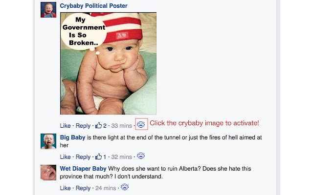 Crybabies from Chrome web store to be run with OffiDocs Chromium online Crybabies from Chrome web store to be run with OffiDocs Chromium online