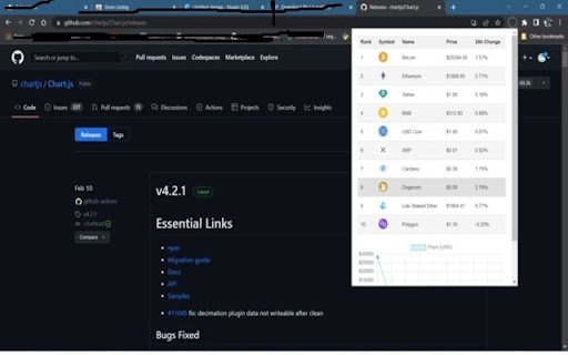 crypto 10  from Chrome web store to be run with OffiDocs Chromium online
