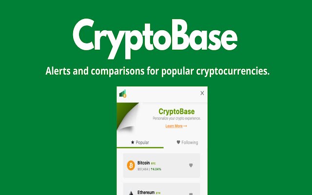 CryptoBase daripada kedai web Chrome untuk dijalankan dengan OffiDocs Chromium dalam talian