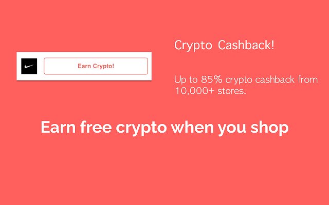 Crypto Cashback із веб-магазину Chrome, який запускатиметься за допомогою OffiDocs Chromium онлайн