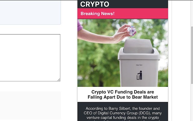 CRYPTO News  from Chrome web store to be run with OffiDocs Chromium online