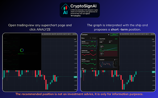 CryptoSignAI TradingView Analysis  from Chrome web store to be run with OffiDocs Chromium online