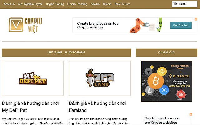 CryptoViet  from Chrome web store to be run with OffiDocs Chromium online
