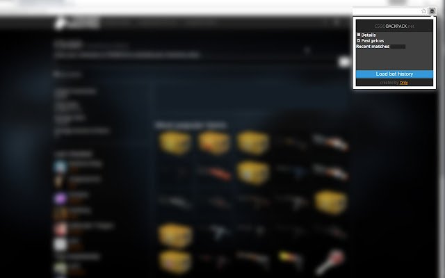 Csgobackpack Helper dal negozio web di Chrome da eseguire con OffiDocs Chromium online