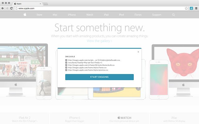 CSS Dig  from Chrome web store to be run with OffiDocs Chromium online
