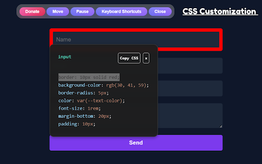CSS Scanly Copy CSS | Tailwind  Bootstrap  from Chrome web store to be run with OffiDocs Chromium online
