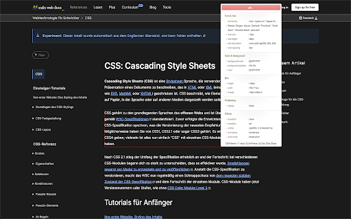 CSSViewer from Chrome web store to be run with OffiDocs Chromium online CSSViewer from Chrome web store to be run with OffiDocs Chromium online
