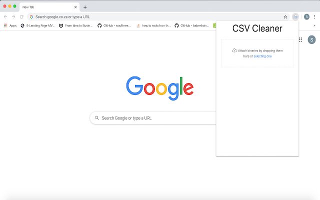 CSV Cleaner Chrome Plugin  from Chrome web store to be run with OffiDocs Chromium online