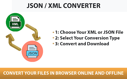 CSV to JSON and JSON to CSV Converter Tool  from Chrome web store to be run with OffiDocs Chromium online