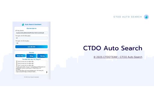 CTDO Auto Search  from Chrome web store to be run with OffiDocs Chromium online