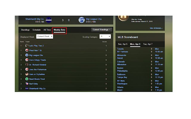 CTML Baseball Cheese  from Chrome web store to be run with OffiDocs Chromium online