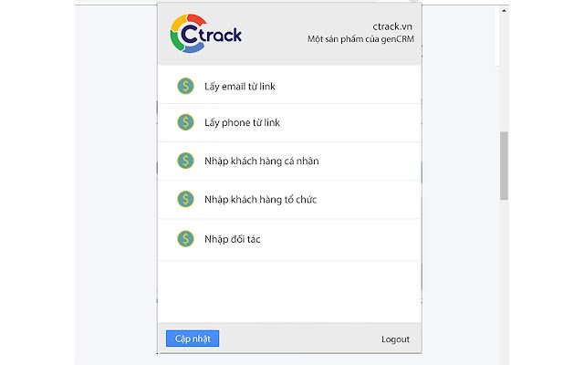 Ctrack  from Chrome web store to be run with OffiDocs Chromium online