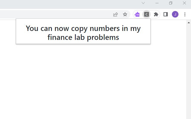 CTRL C on My Finance Lab  from Chrome web store to be run with OffiDocs Chromium online
