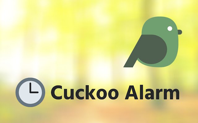 Cuckoo Alarm จาก Chrome เว็บสโตร์ที่จะทำงานร่วมกับ OffiDocs Chromium ออนไลน์