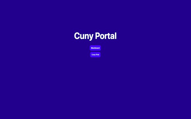 Chrome ウェブストアの Cuny Portal を OffiDocs Chromium online で実行