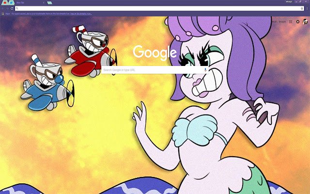 Cuphead | Mermaid Medusa Boss dari toko web Chrome untuk dijalankan dengan OffiDocs Chromium online