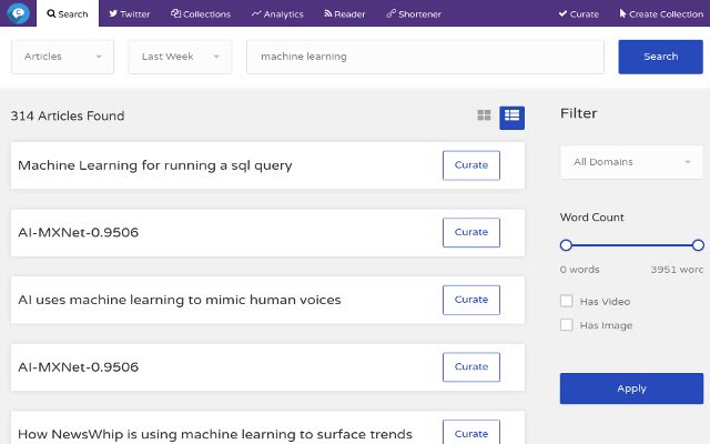 CuratorSpot Content Curation Tool.  from Chrome web store to be run with OffiDocs Chromium online