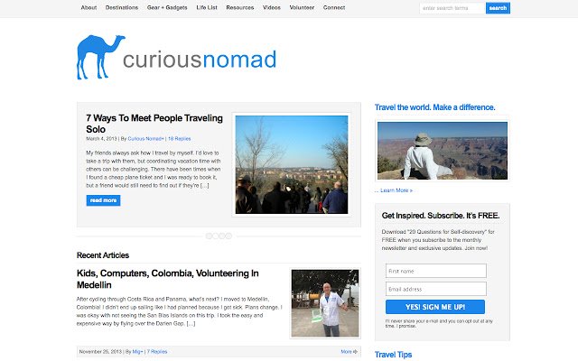 Curious Nomad  from Chrome web store to be run with OffiDocs Chromium online