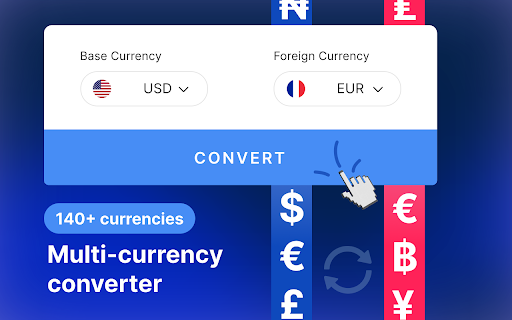 Currency Converter App  from Chrome web store to be run with OffiDocs Chromium online