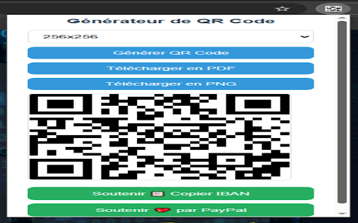 Current Url to QR  from Chrome web store to be run with OffiDocs Chromium online