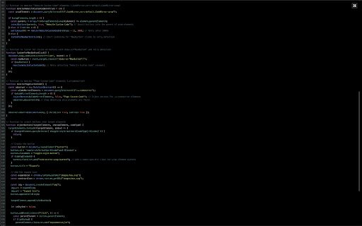 Custom Code Panel Expand  from Chrome web store to be run with OffiDocs Chromium online