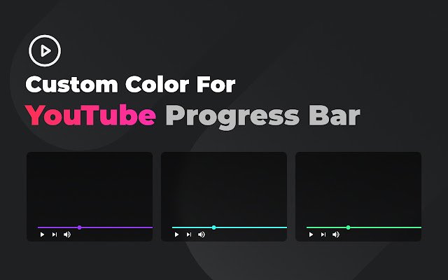 Custom Color for YouTubes Progress Bar  from Chrome web store to be run with OffiDocs Chromium online
