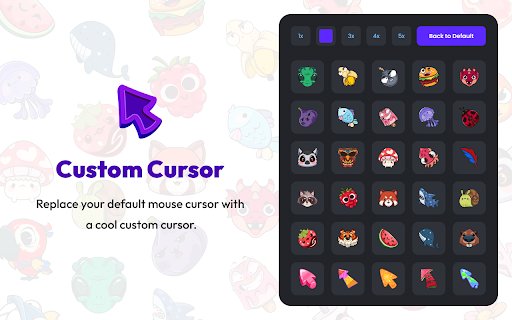 Custom cursor for Chrome™  from Chrome web store to be run with OffiDocs Chromium online