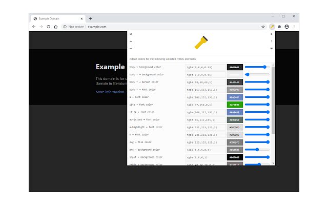 Mode Gelap Kustom dari toko web Chrome untuk dijalankan dengan OffiDocs Chromium online