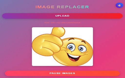 Customizable Image Changer  from Chrome web store to be run with OffiDocs Chromium online