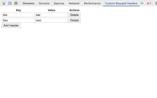 Custom Request Headers  from Chrome web store to be run with OffiDocs Chromium online