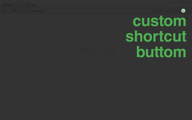 Custom Shortcut Button  from Chrome web store to be run with OffiDocs Chromium online