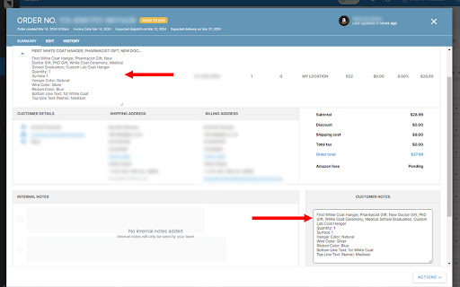 CustomSync for Veeqo  from Chrome web store to be run with OffiDocs Chromium online