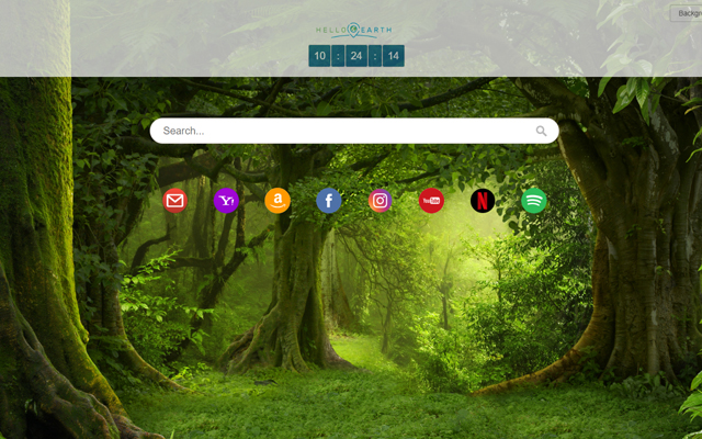 Custom Tab by HelloEarth  from Chrome web store to be run with OffiDocs Chromium online