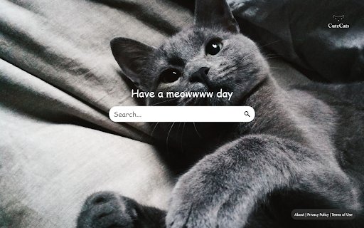 Cute Cats NewTab  from Chrome web store to be run with OffiDocs Chromium online