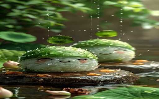 Cute character wallpapers  from Chrome web store to be run with OffiDocs Chromium online