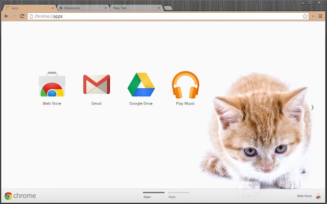 Cute Kitten Theme  from Chrome web store to be run with OffiDocs Chromium online