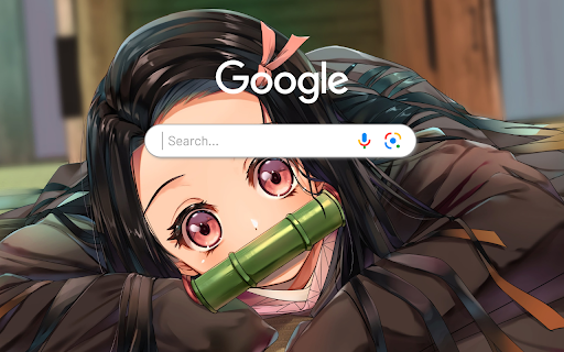 Cute Nezuko Kamado Kimetsu no Yaiba Anime Theme  from Chrome web store to be run with OffiDocs Chromium online
