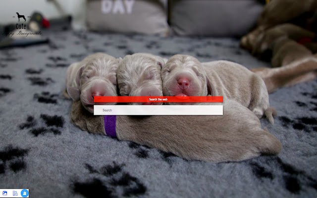 Aangepaste schattige puppy-achtergronden uit de Chrome-webwinkel voor gebruik met OffiDocs Chromium online