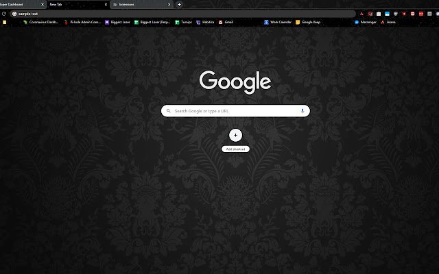 Cuttlefish Damask Black  from Chrome web store to be run with OffiDocs Chromium online