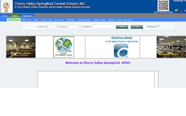 CVSCS OPAC  from Chrome web store to be run with OffiDocs Chromium online