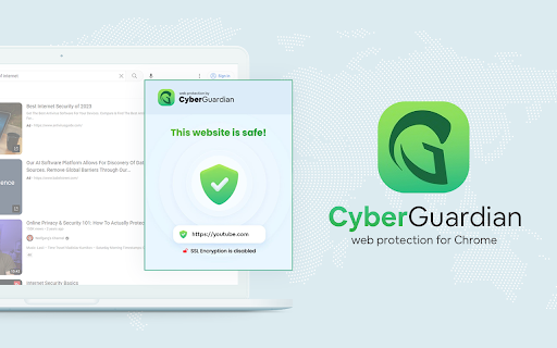 CyberGuardian  from Chrome web store to be run with OffiDocs Chromium online