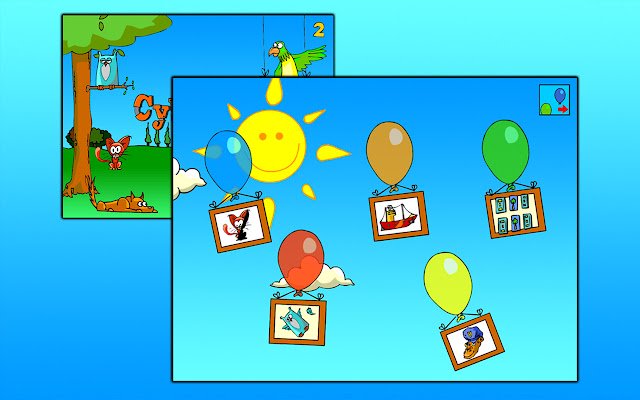 Cyberkidz preescolar juegos para niños pequeños 2 de Chrome web store se ejecutará con OffiDocs Chromium en línea