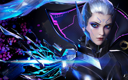 Cybernetic Huntress  from Chrome web store to be run with OffiDocs Chromium online